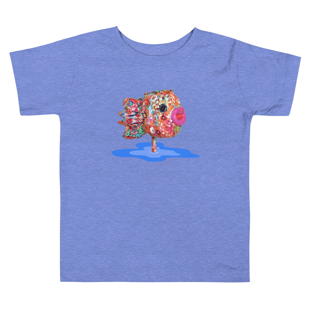 Pink Lily Fish Toddler T-Shirt