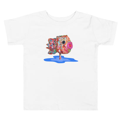 Pink Lily Fish Toddler T-Shirt