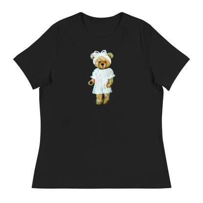 Bear in Lace Dress Women's T-Shirt