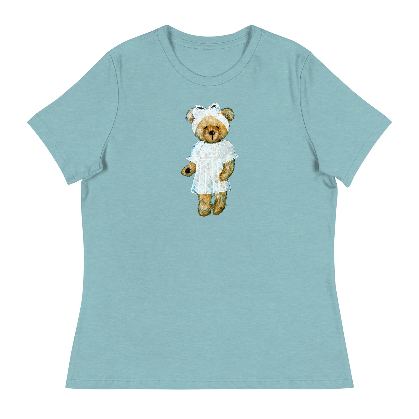 Bear in Lace Dress Women's T-Shirt