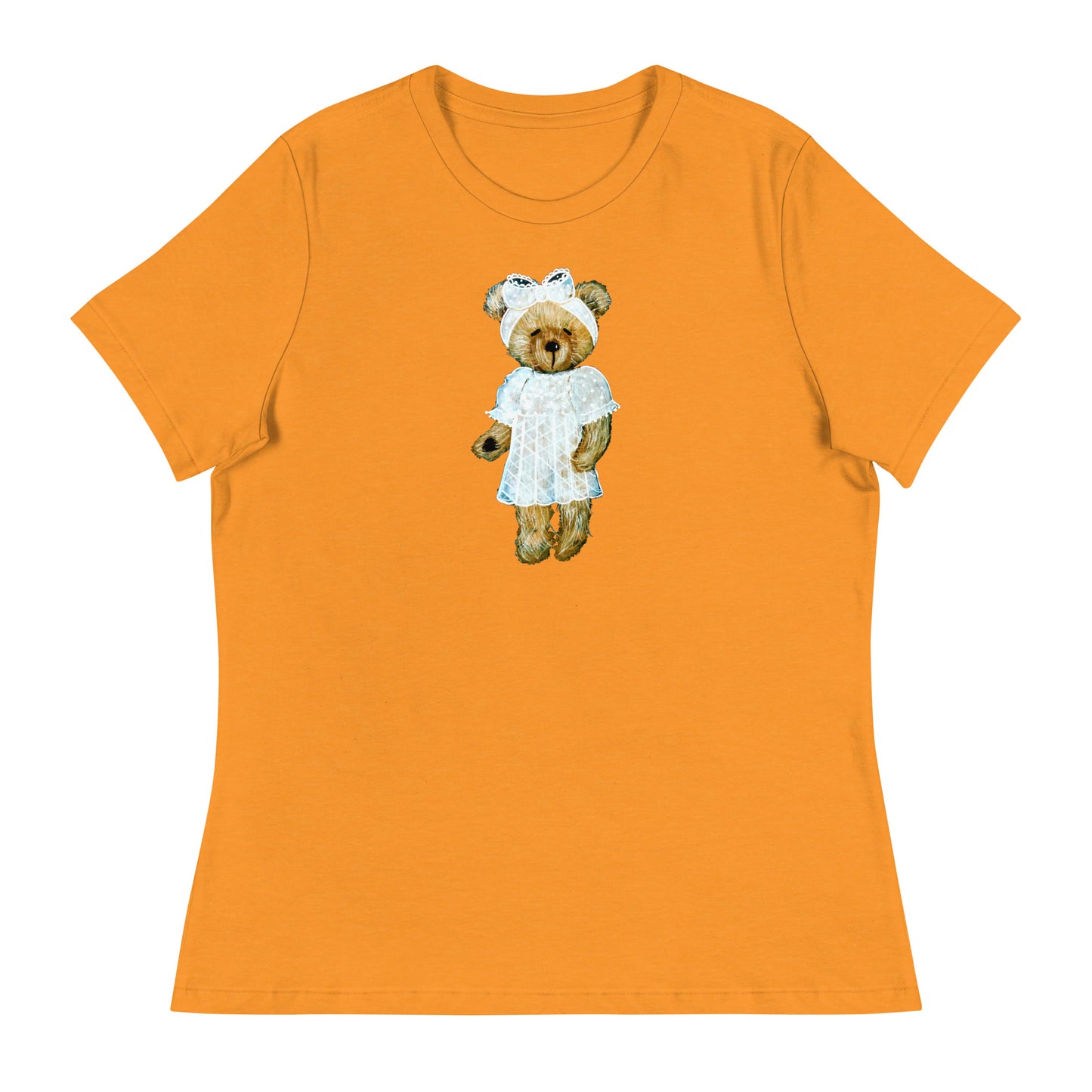 Bear in Lace Dress Women's T-Shirt