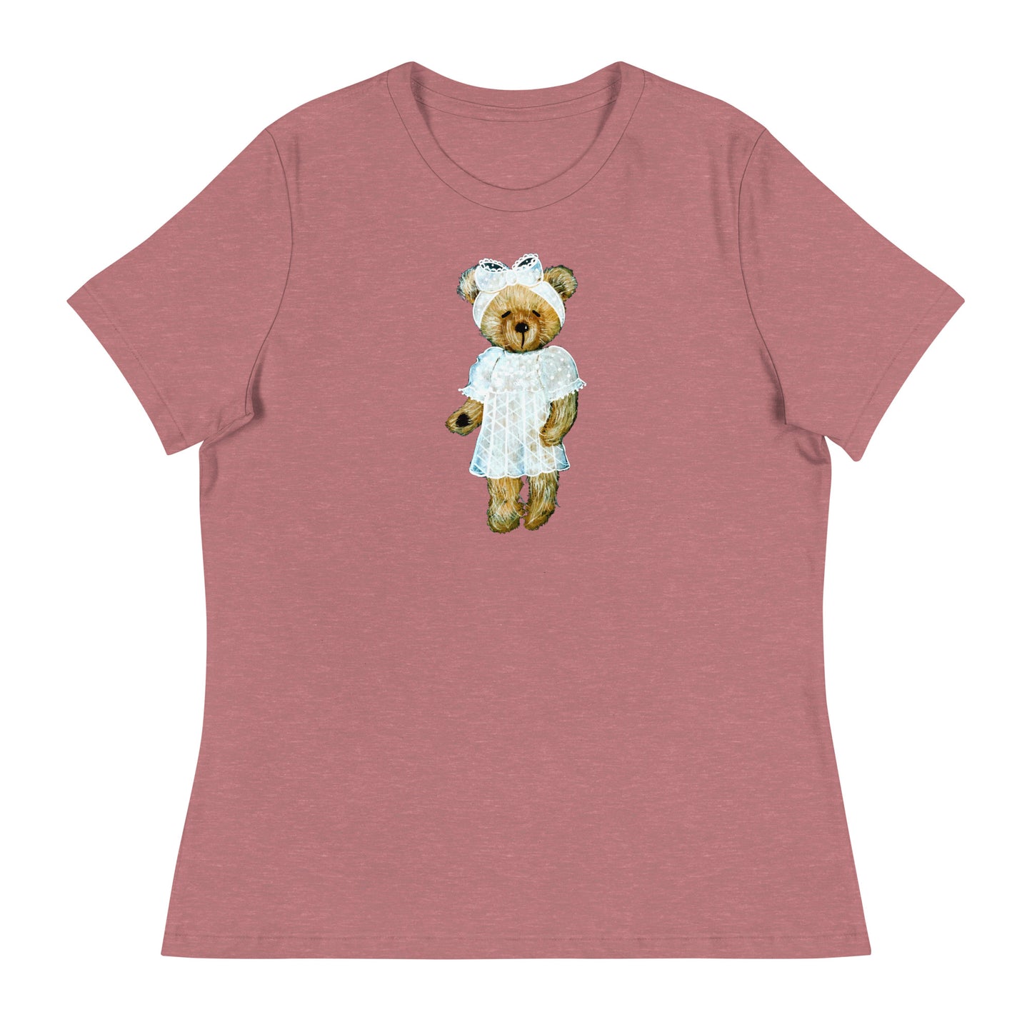 Bear in Lace Dress Women's T-Shirt