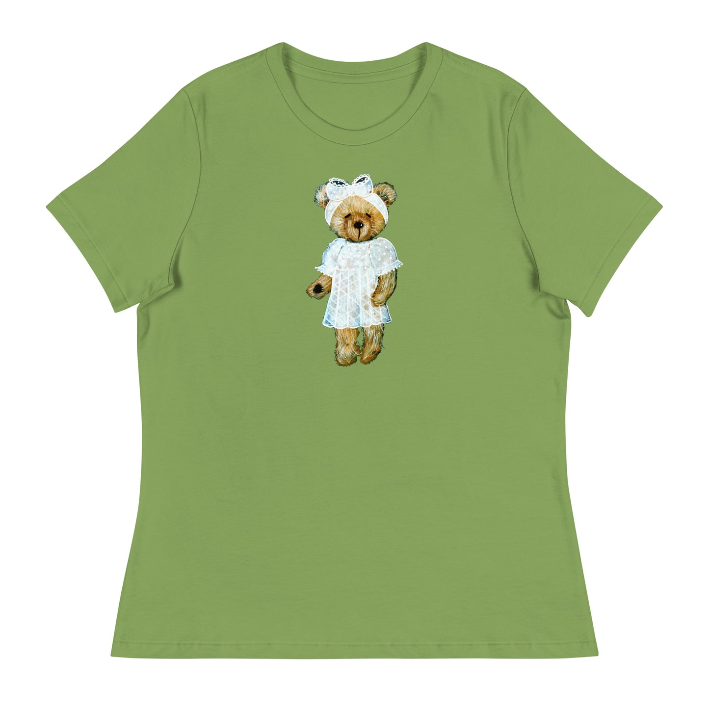 Bear in Lace Dress Women's T-Shirt